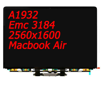 οθόνη αέρα LCD 2560x1600 Macbook, αντικατάσταση οθόνης A1932 EMC 3184
